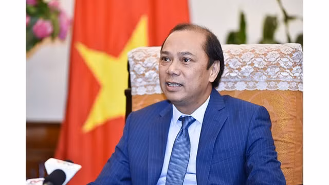 Le vice-ministre des Affaires étrangères, Nguyên Quôc Dung. Photo : VOV.