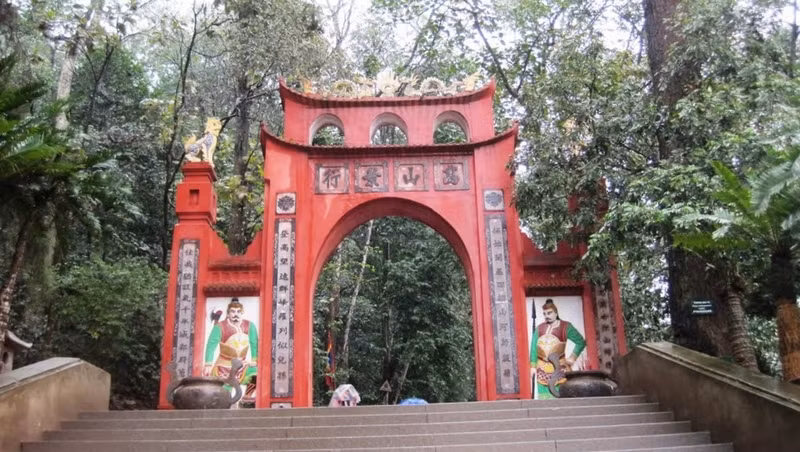 Le temple des rois Hùng. Photo: VOV.