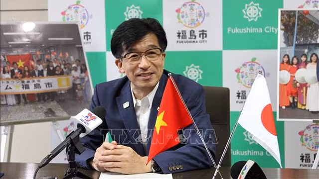 Le maire de Fukushima, Kohata Hiroshi. Photo: VNA