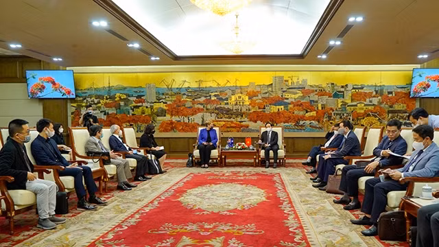 La vue générale de l'événement. Photo : Journal Thoi Dai.
