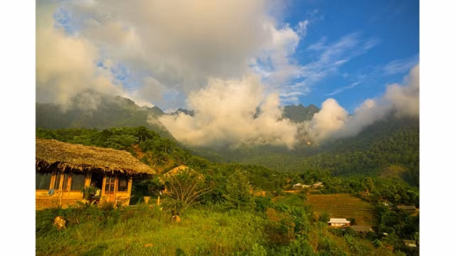 Sin Suôi Hô, village touristique communautaire vierge et tranquille. Photo : VOV.