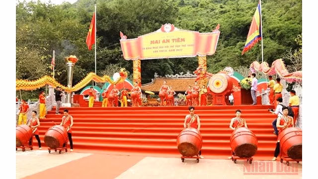 Ouverture de la fête Mai An Tiêm de 2022. Photo : NDEL.