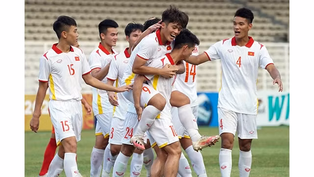 Équipe du Vietnam des moins de 19 ans. Photo : VFF.