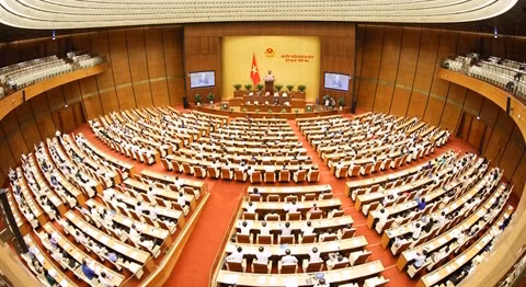 Jeudi 15 juin a marqué la dernière journée réservée aux séances de questions-réponses de la 3e session de la XIVe législature de l’AN. Photo: Phuong Hoa/VNA/CVN