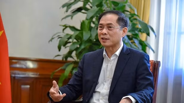 Le ministre vietnamien des Affaires étrangères, Bùi Thanh Son. Photo : VOV.