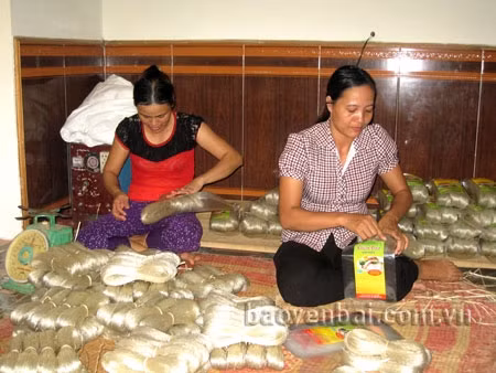 Les vermicelles de Gioi Phiên. Photo: baoyenbai.com.vn.