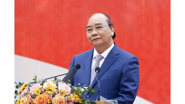  Le Président vietnamien, Nguyên Xuân Phuc. Photo : VTC.