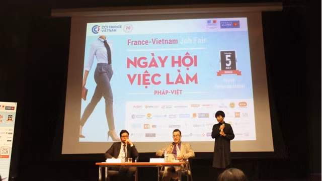 Forum Emploi franco-vietnamien 2018. Photo : Duc Quy/VOV5