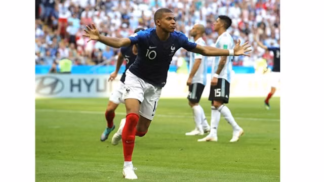 L’attaquant Kylian Mbappé a été l’un des artisans de la victoire 4-3 de la France contre l’Argentine. Photo : FIFA.