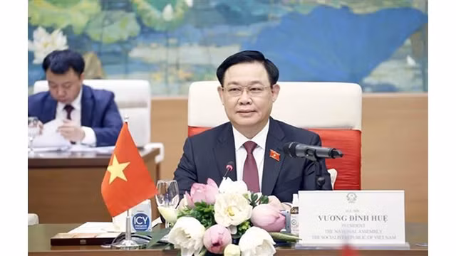 Le Président de l’Assemblée nationale du Vietnam, Vuong Dinh Huê. Photo : VNA.