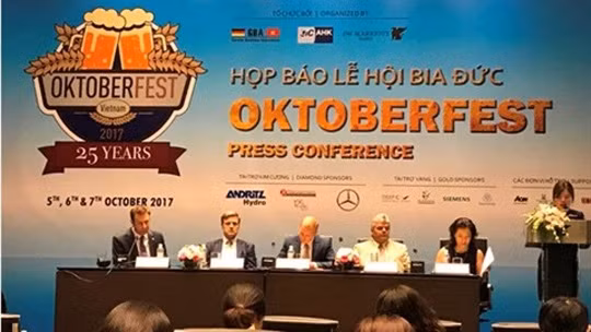 Le festival de la bière d'Oktoberfest 2017. Photo : baotintuc/CVN