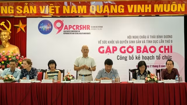 Conférence de presse sur l'APCRSHR-9. Photo: NDEL/Trung Hung.