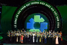 L’obtention du label « Marque nationale du Vietnam » constitue une étape importante dans le développement des entreprises. (Photo : Comité d’organisation)