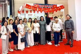 Des entreprises vietnamiennes présentent leurs produits au salon Foodist Istanbul 2026. Photo : Agence vietnamienne de promotion du commerce 
