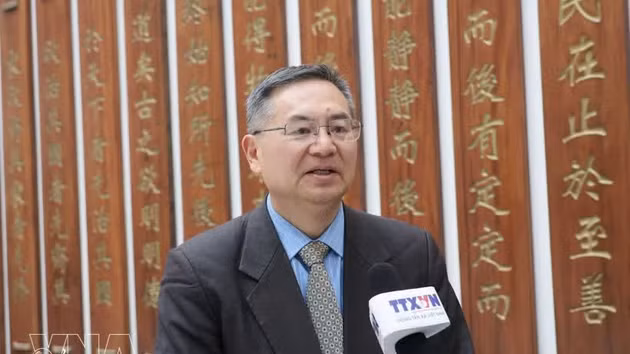 Le professeur Cheng Hanping, directeur exécutif de l’Institut de recherche sur les régions et les pays et directeur du Centre d’études vietnamiennes de l’Université de technologie du Zhejiang, en Chine. Photo: VNA.