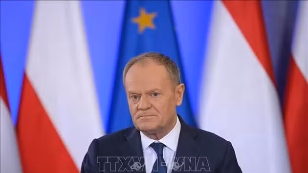 Le Premier ministre polonais Donald Tusk. Photo : PAP/VNA.